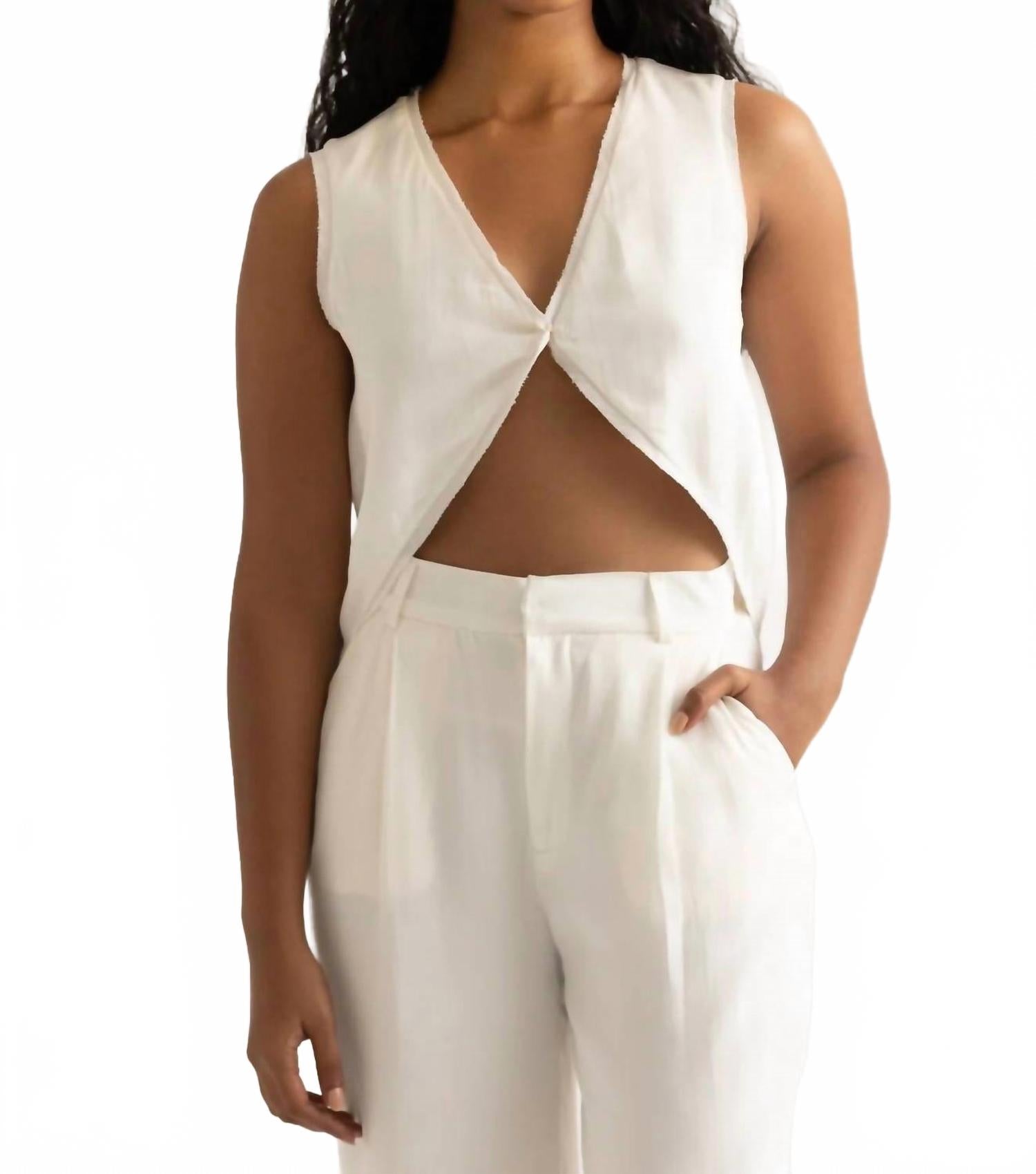 

Summer Away Пико Топ белого цвета