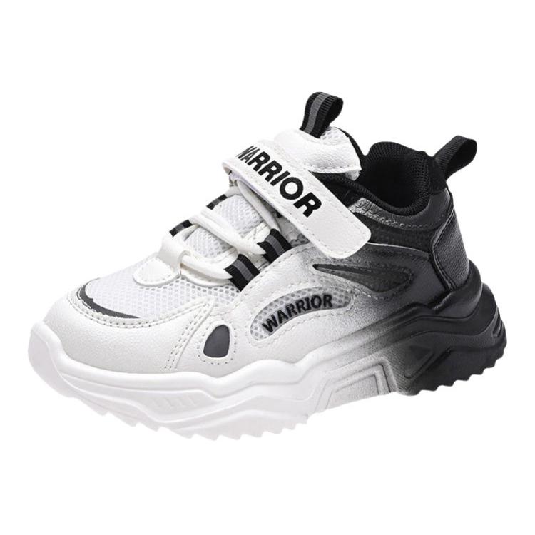 

Warrior Противоскользящие амортизирующие низкие детские кроссовки Black White Kids', White Black