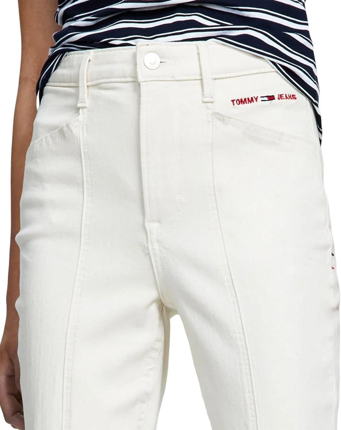 Джинсы клеш Tommy Hilfiger White — фото 4