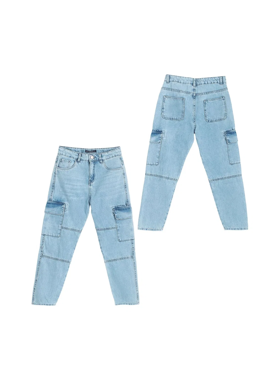 Обычные брюки Solang, Light Blue — фото 3