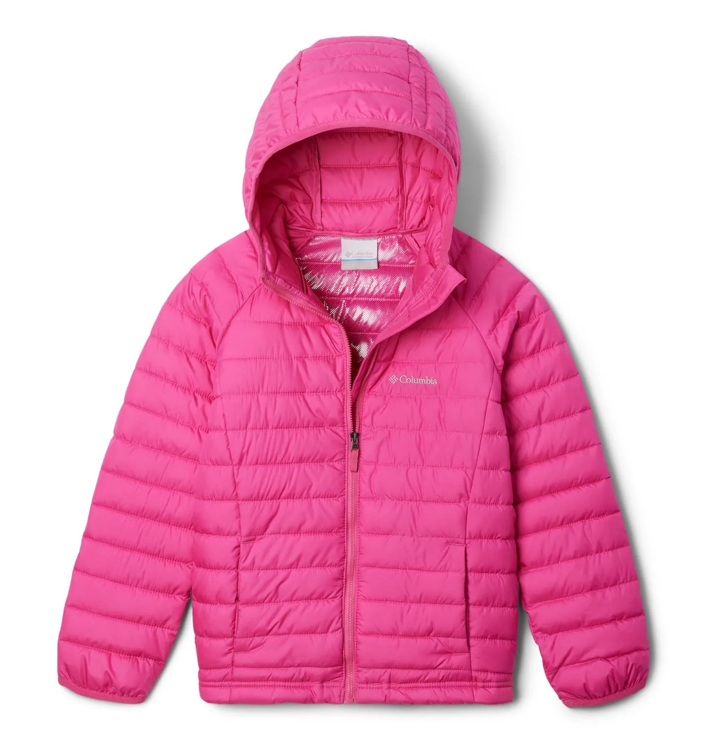 

Парка утепленная с капюшоном Powder Lite II для девочек Columbia, Pink Ice