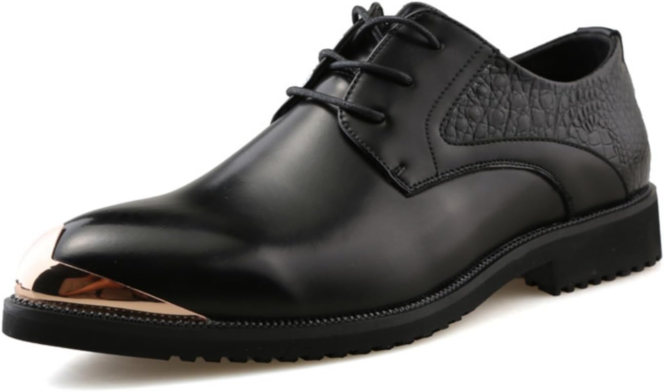 

Мужские классические туфли с золотым носком и двухцветным дизайном, формальные оксфорды на шнуровке для свадьбы, вечеринки или бизнеса, верх из кожи, резиновая подошва Lshwcift