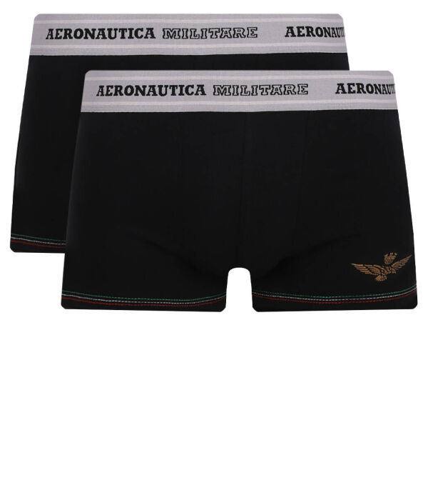 

Трусы мужские Aeronautica Militare боксеры 2 шт, черный