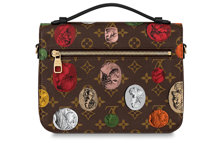 Louis Vuitton Клатч Metis X Fornasetti Monogram Cameo Коричневый — фото 3