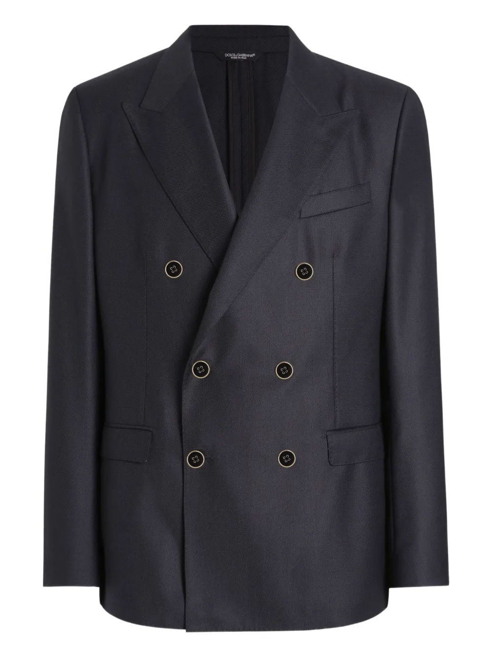 

Двубортный пиджак на пуговицах Dolce & Gabbana, синий