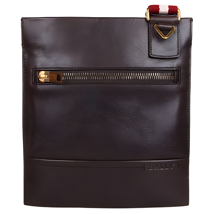 

BALLY Кожаная коричневая сумка-кроссбод для мужчин