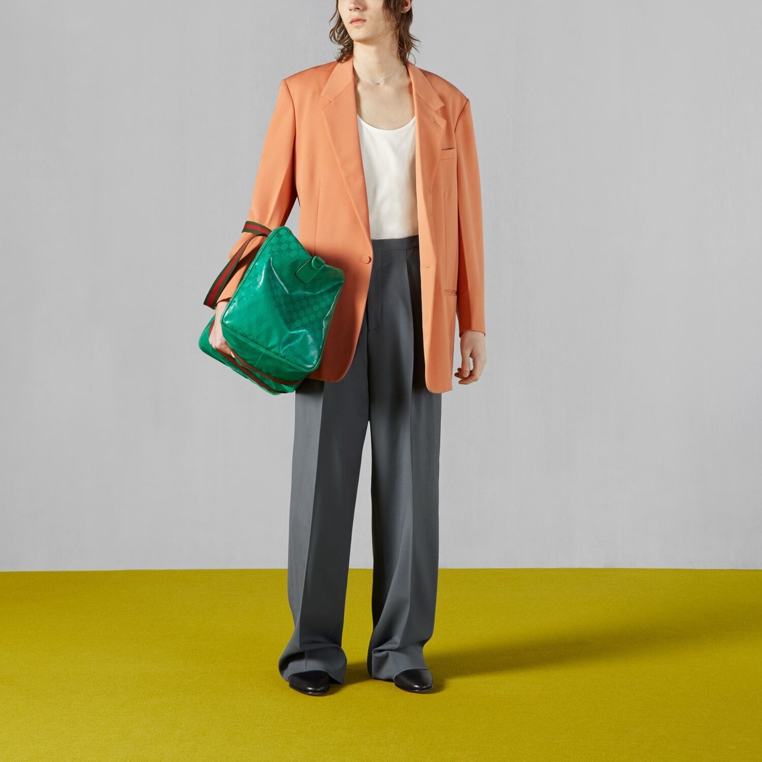 Костюм Брюки Мужские Серые Gucci, серый — фото 2