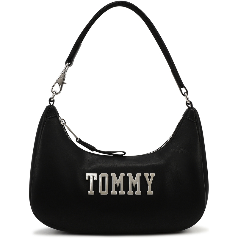 

Tommy Hilfiger Женская сумка через плечо из искусственной кожи среднего размера черная, Black BDS