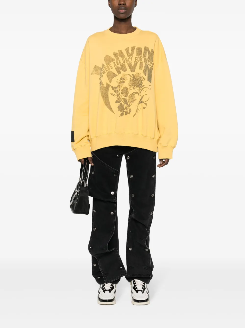 Толстовка с логотипом из коллаборации с Future Lanvin, желтый — фото 3