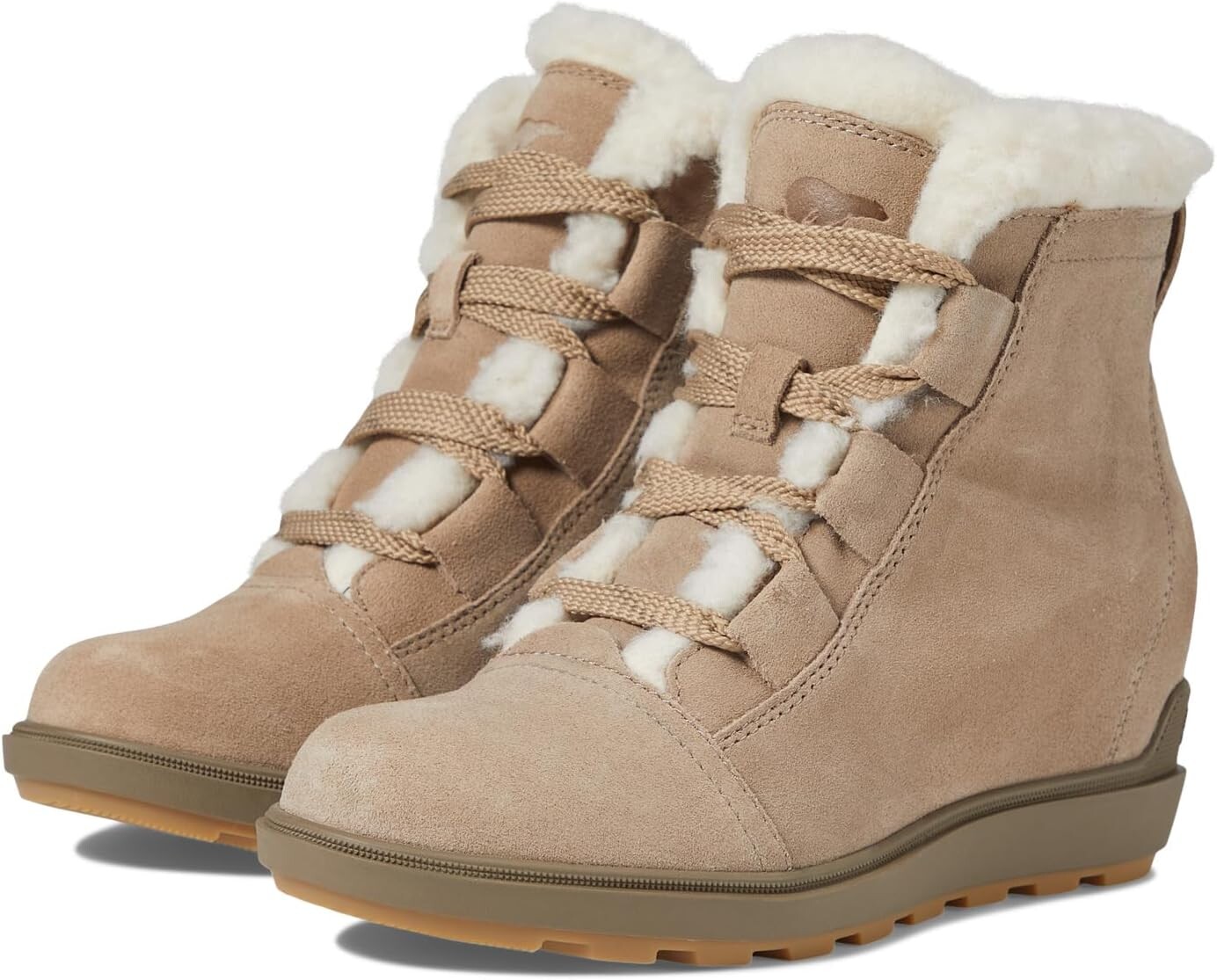 

Ботинки на шнуровке Evie II Cozy SOREL, цвет Omega Taupe/Wet Sand