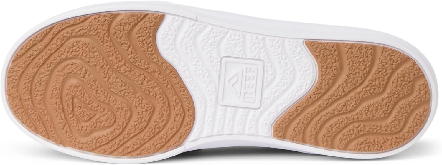 Мужские кеды REEF Swellsole Pacific, прочный стирочный канвас, легкие, с мягкой амортизирующей стелькой, серый — фото 4