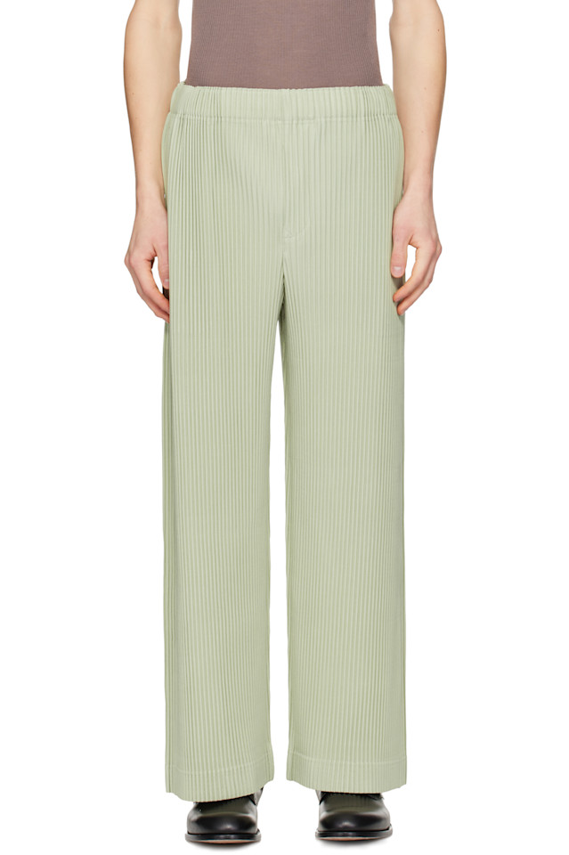 

Homme Plissé Issey Miyake Зеленые брюки, цвета месяца, октябрь