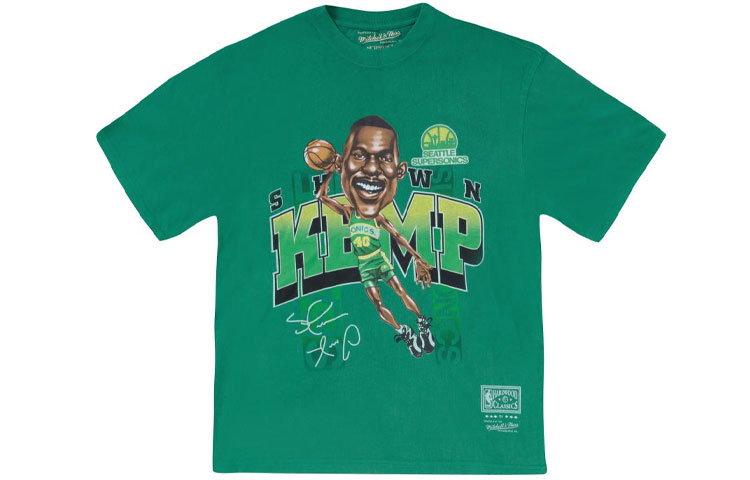 

Mitchell Ness Футболка Mitchell & Ness унисекс зеленая