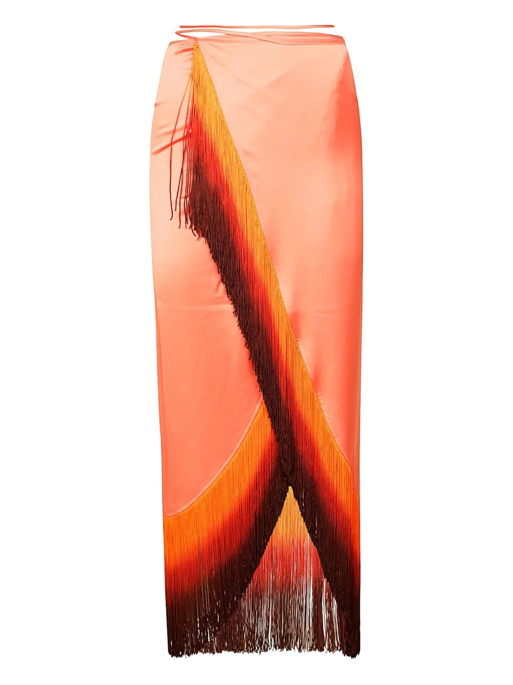 

Юбка миди Jacky с бахромой The Andamane, оранжевый