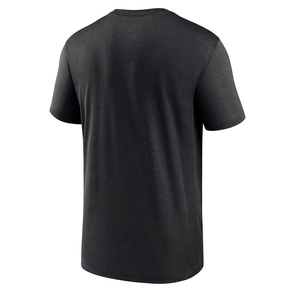 Мужская черная футболка Nike Pittsburgh Steelers Primetime Legend Wordmark Performance, цвет Stl Black — фото 4