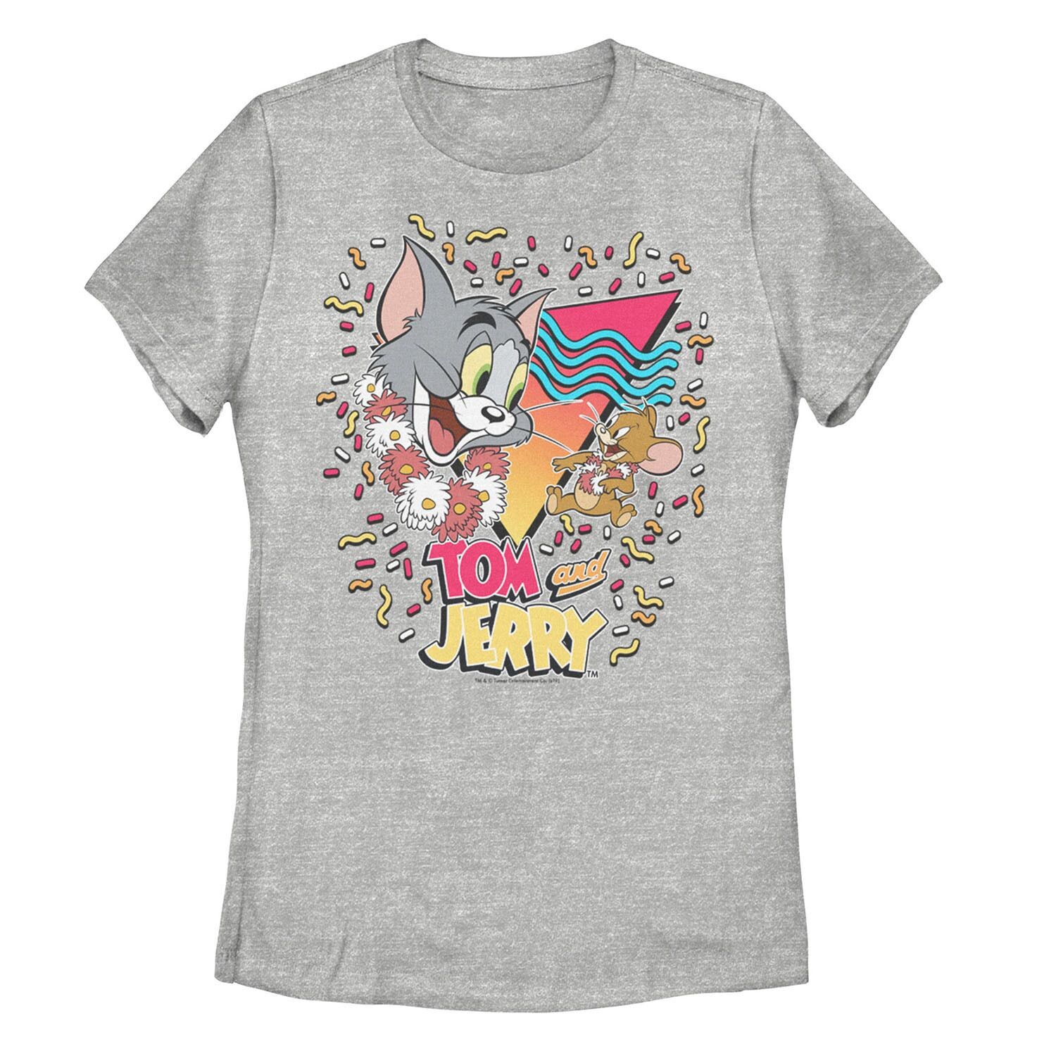 

Детская футболка Tom and Jerry Tropical 90-х с рисунком конфетти Licensed Character