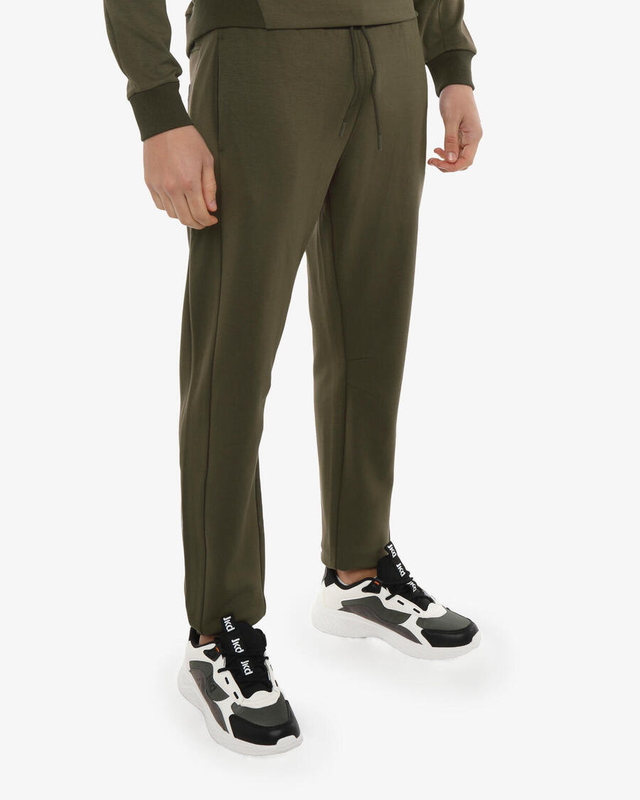 

JAKED Синтетические спортивные брюки милитари-зелёного цвета для мужчин