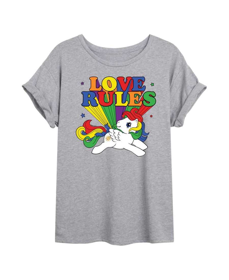 

Модная детская футболка оверсайз с графическим принтом MLP Love Hybrid Apparel, Heather Grey, Серый, Модная детская футболка оверсайз с графическим принтом MLP Love Hybrid Apparel, Heather Grey