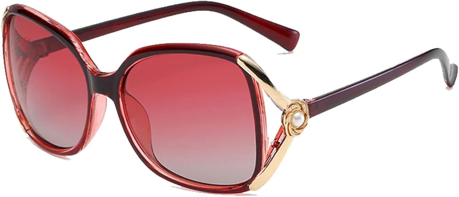 

Премиальные роскошные овальные солнцезащитные очки для женщин и мужчин в стиле ретро с крупной оправой, для уличной фотографии и съемки на открытом воздухе, с защитой от УФ-излучения UV400 generic, Red Red