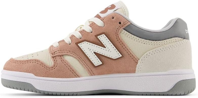Детские кроссовки New Balance 480 V1 на шнуровке для мальчиков, Landslide/Linen/Pecan — фото 2