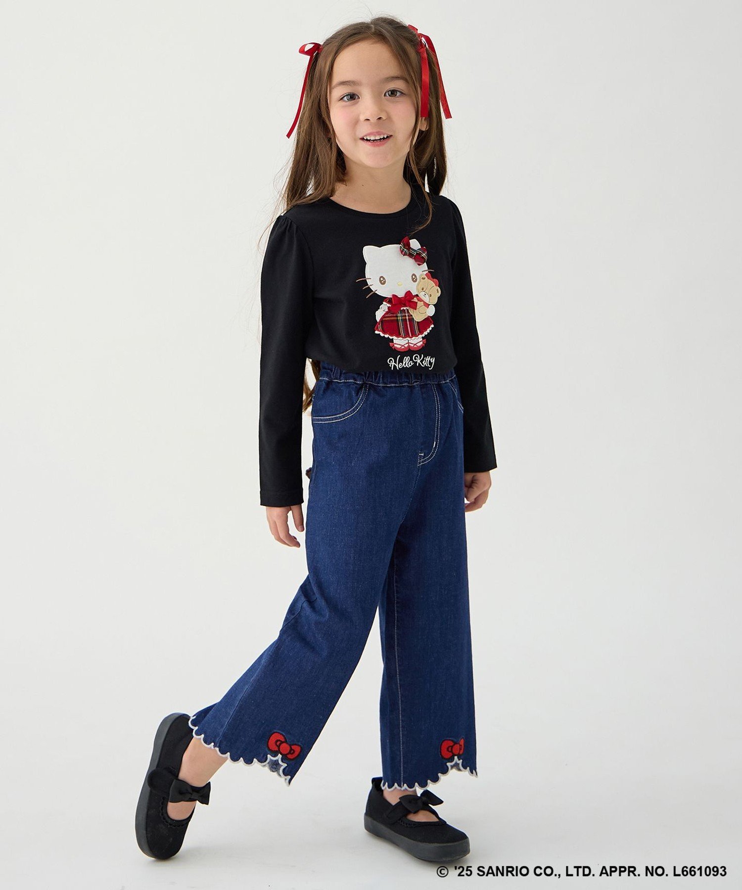 Джинсовые широкие штаны ANY KIDS, Indigo [075] — фото 2