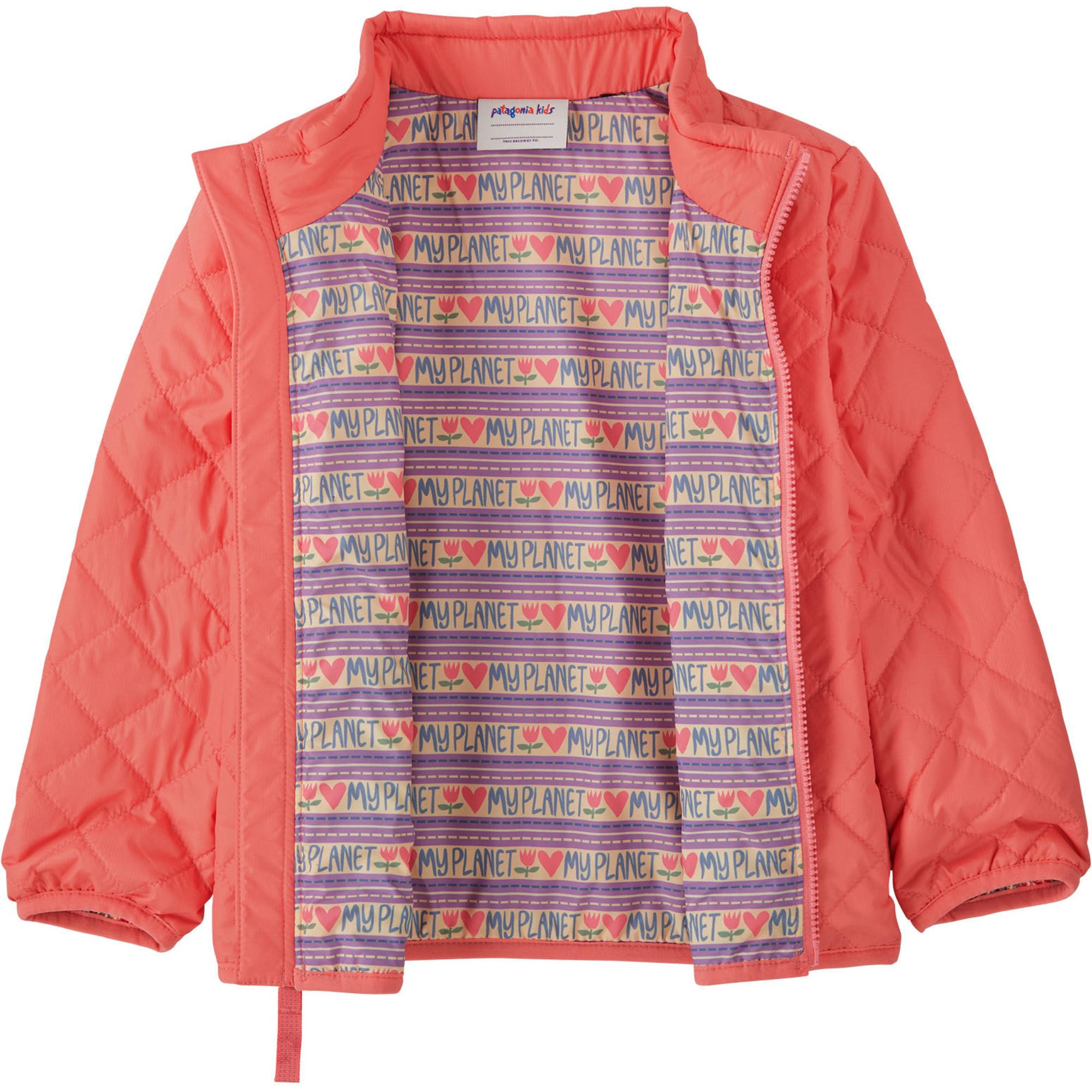 Нано-пуховая куртка для маленьких девочек Patagonia, Sparkle Pink — фото 3