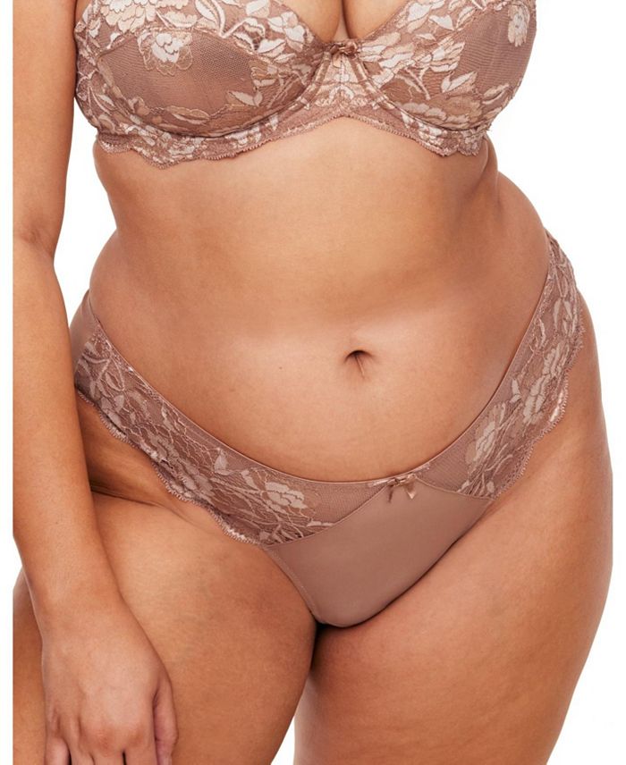 

Женские трусики-хипстеры Chelsi Plus-Size Adore Me, коричневый/бежевый