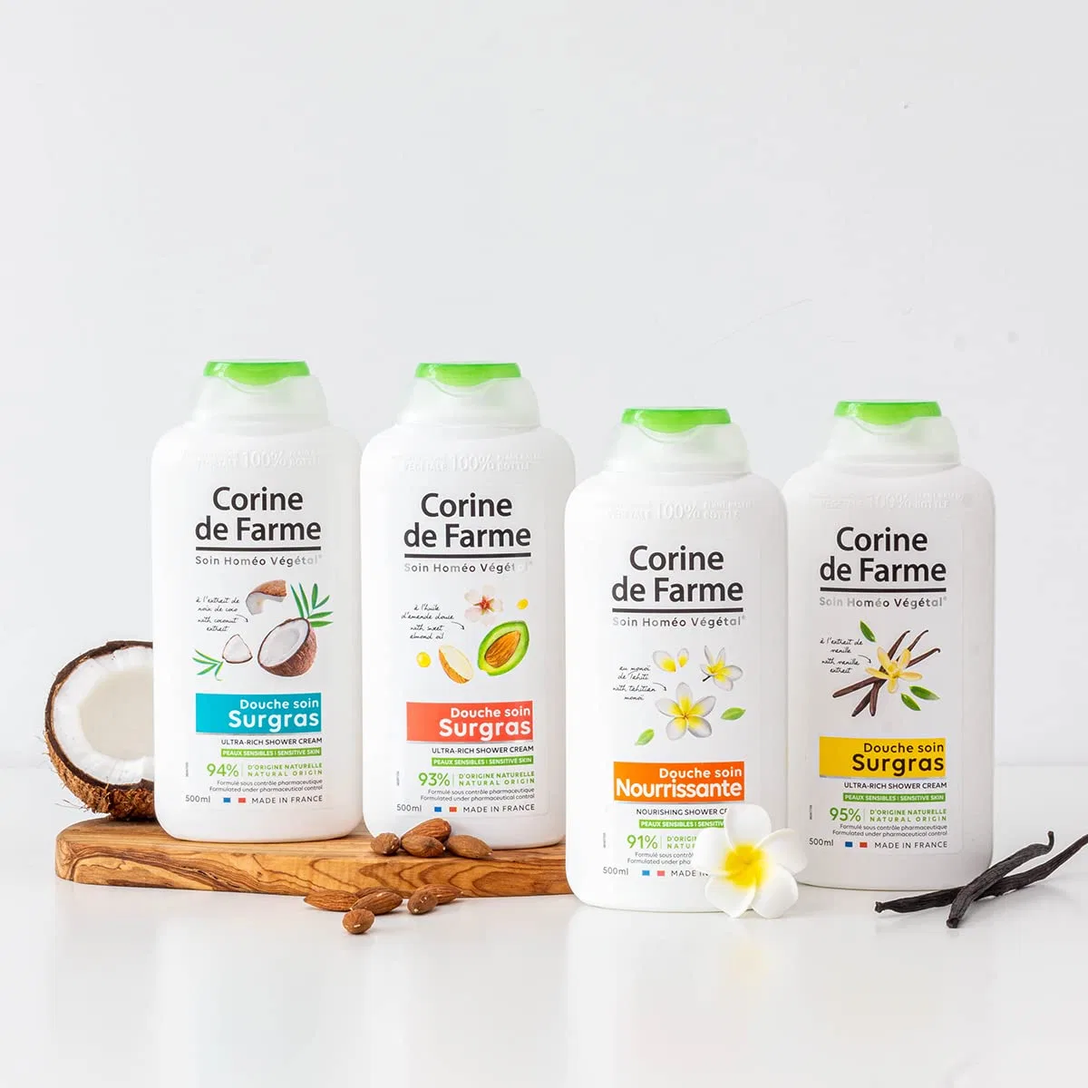 Гель для душа Corine De Farme Madagascar Vanilla, 500 мл Corine De Farme — фото 4