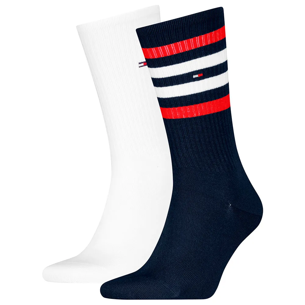 

Носки 2 шт Tommy Hilfiger Sport Stripe crew, белый