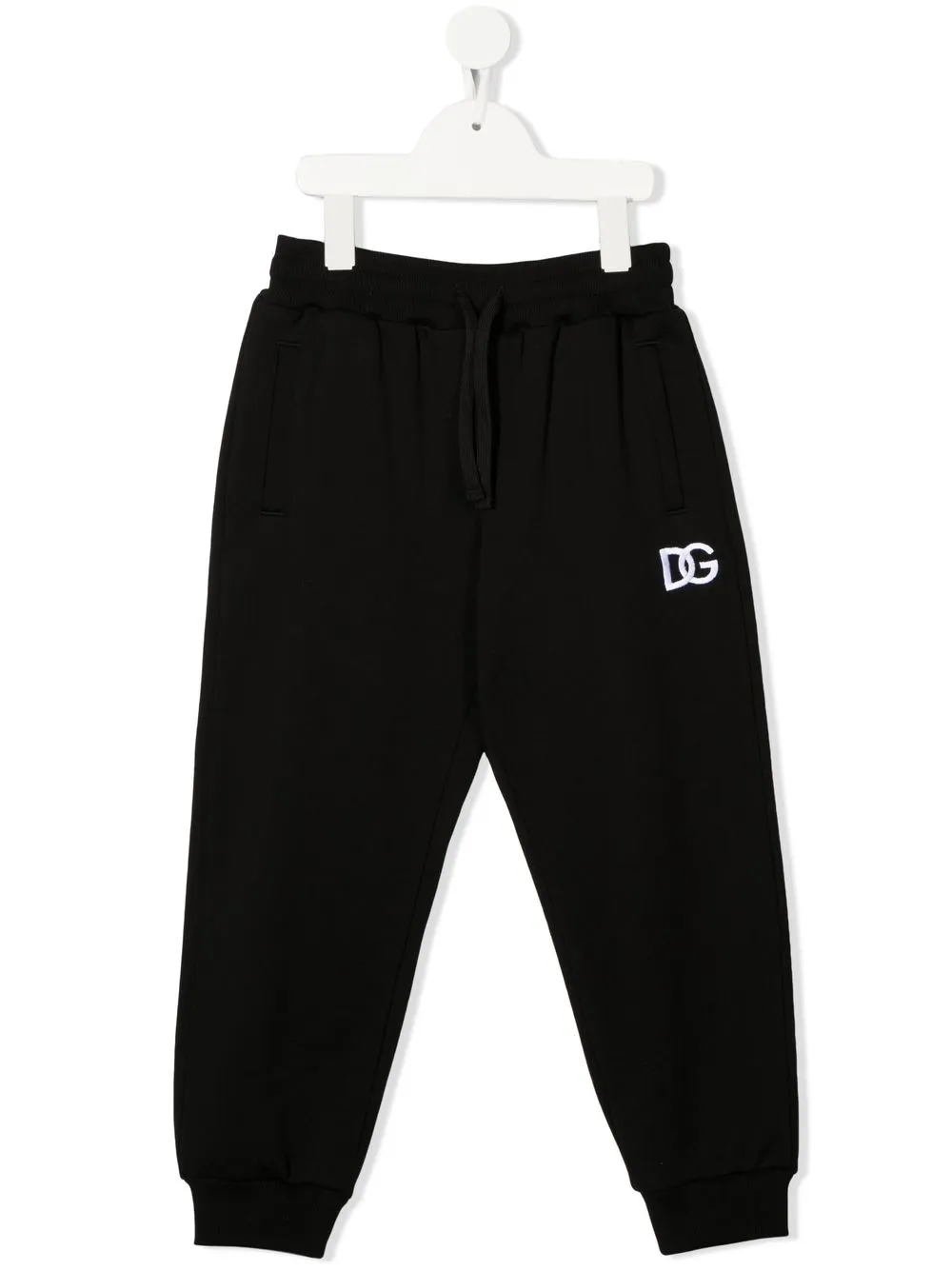 

Спортивные брюки с вышитым логотипом Dolce & Gabbana Kids, черный