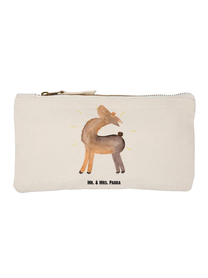 

Mr. & Mrs. Panda Белый пенал с изображением ламы, без слогана