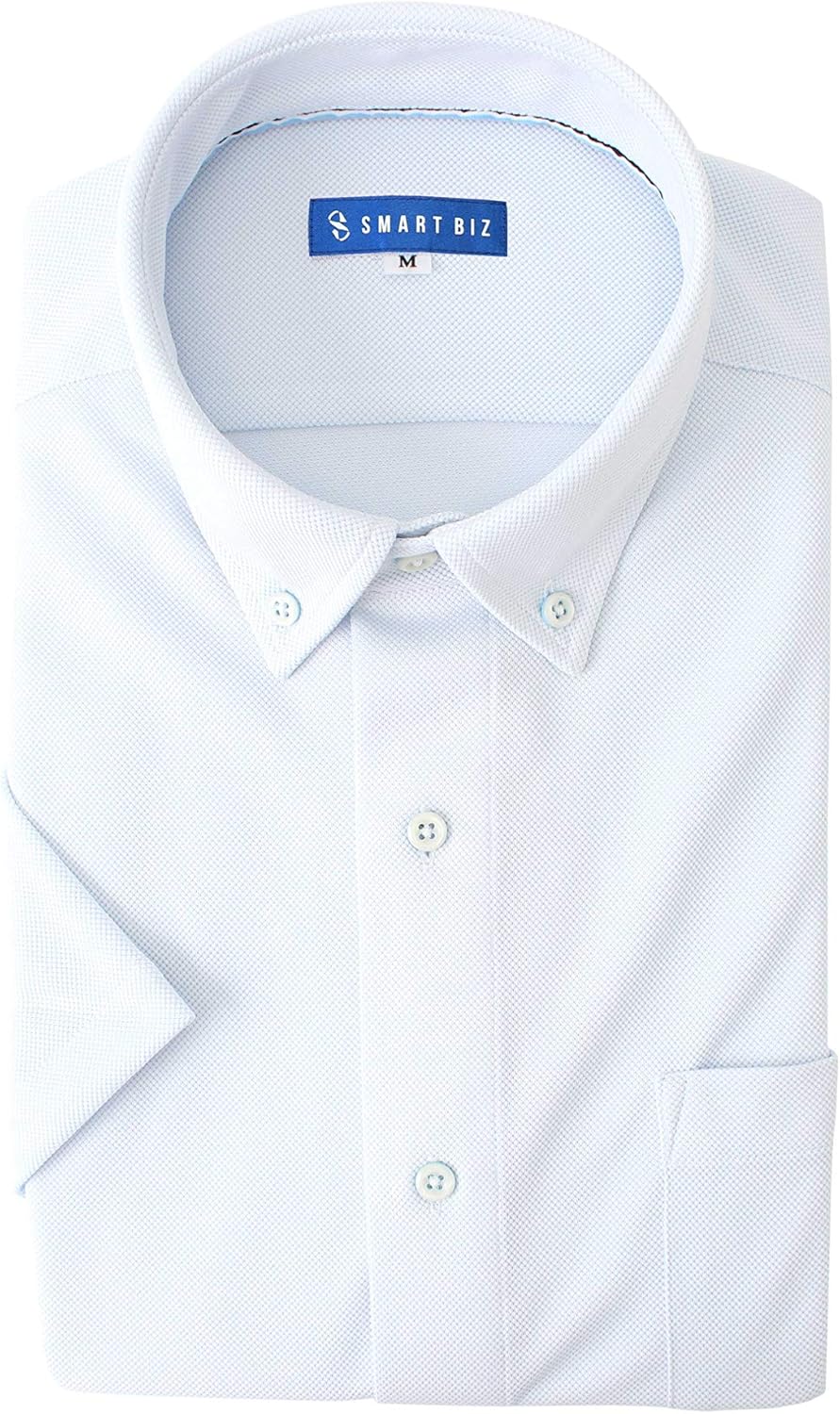 

Мужская рубашка SMART BIZ EXTO20 с коротким рукавом, не требующая глажки, эластичная, гибкая, не скатывается, как рубашка поло, удобная и не прилипает к телу, с хорошей эластичностью Cool Biz Stretch