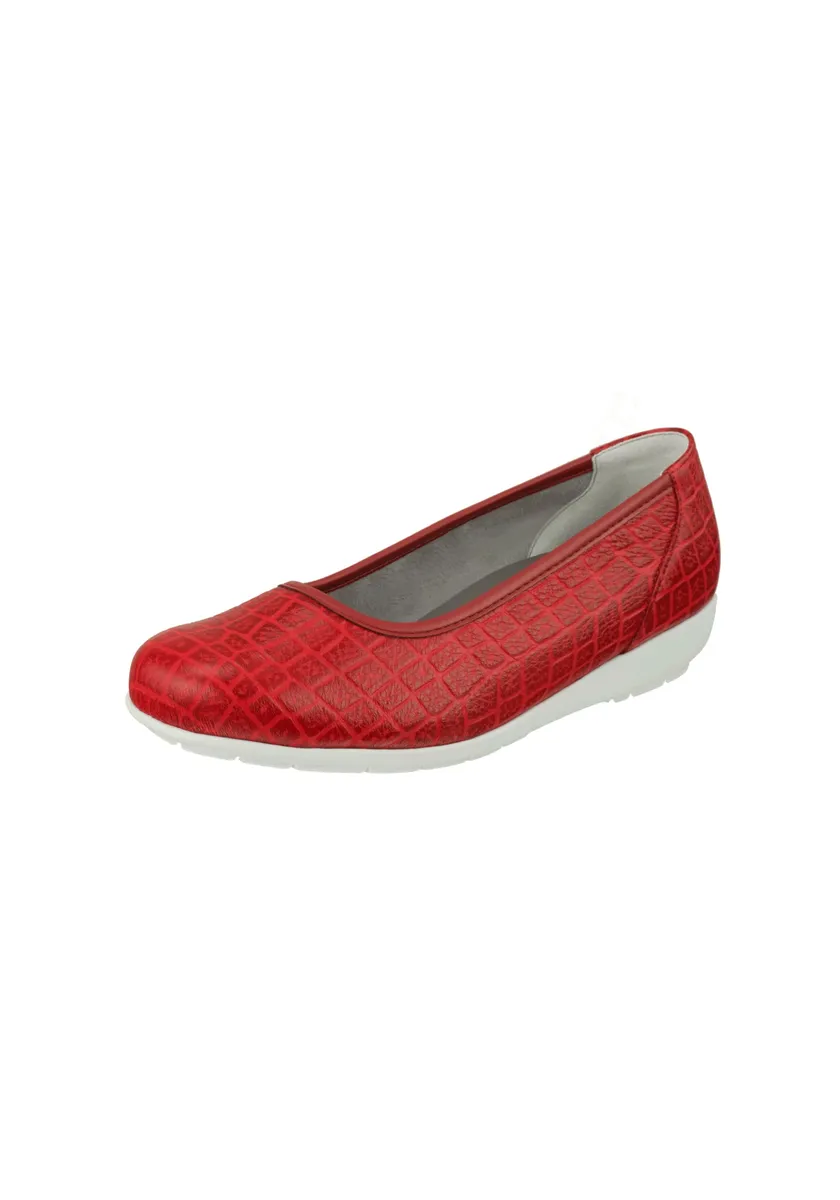Балетки Natural Feet "Catharina", со стелькой из мемолатекса, красный