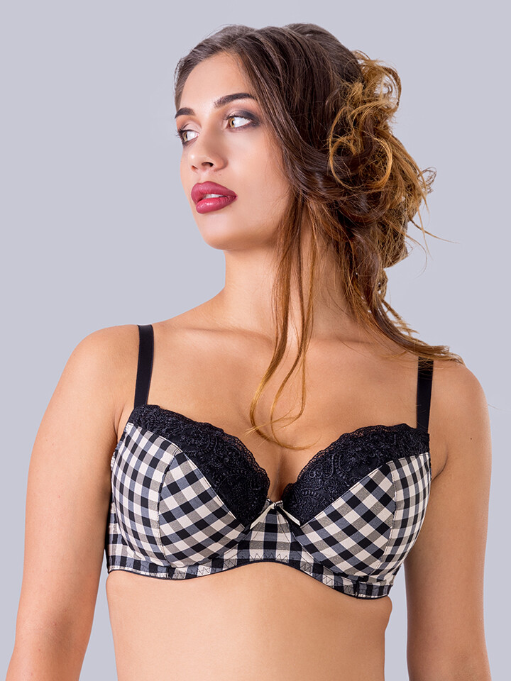 

Бюстгальтер с косточками Valea, черный