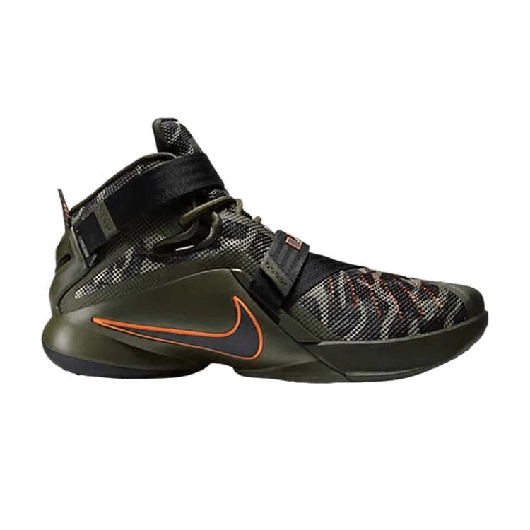 

Кроссовки Nike LeBron Soldier 9 Premium 'Camo', коричневый