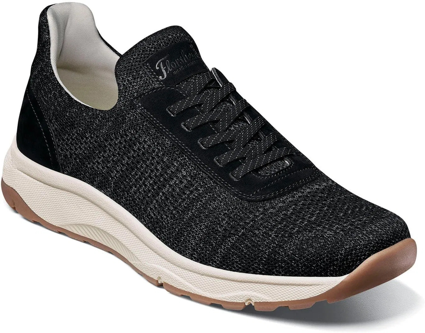Лоферы с эластичной шнуровкой Florsheim, черный