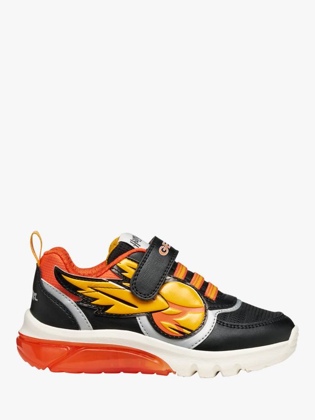 

Детские кроссовки Warner Bros Harry Potter Ciberdron со светящейся подошвой Geox, Black/Orange