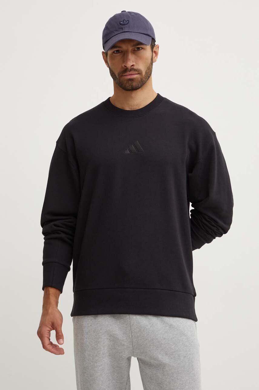 Толстовка adidas All SZN из хлопка, черный — фото 2