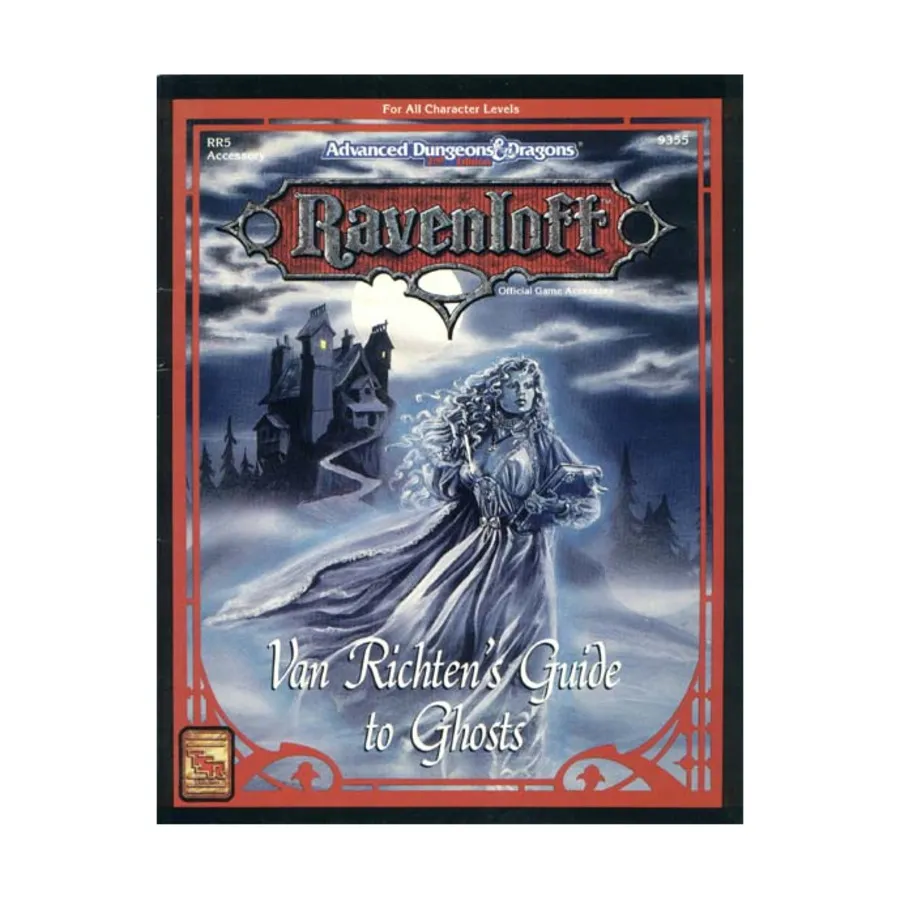 

Van Richten's Guide to Ghosts, Ravenloft (TSR), мягкая обложка