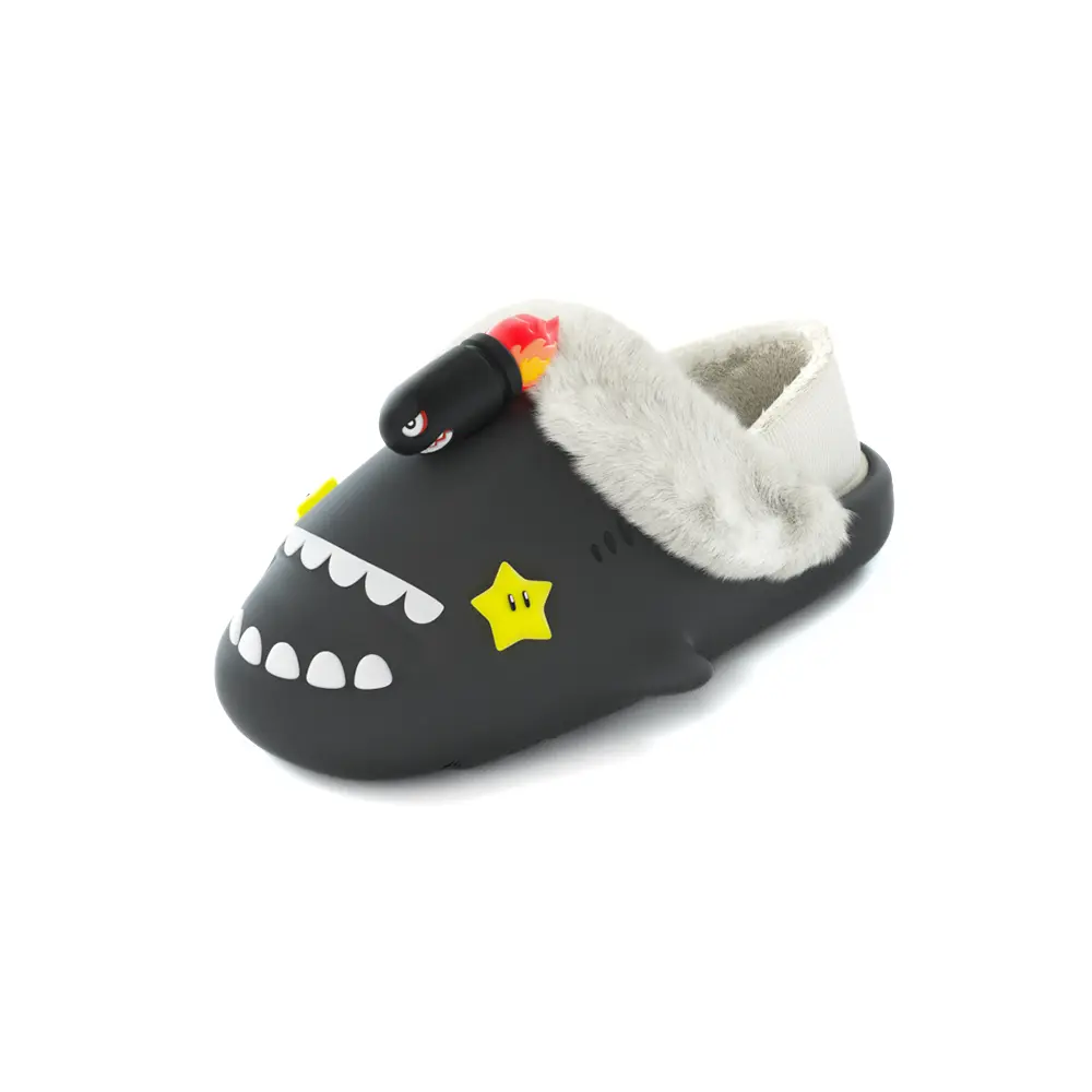 HelloSlippers Акула зимние Sharkicks унисекс розовые, цвет Pink — фото 3