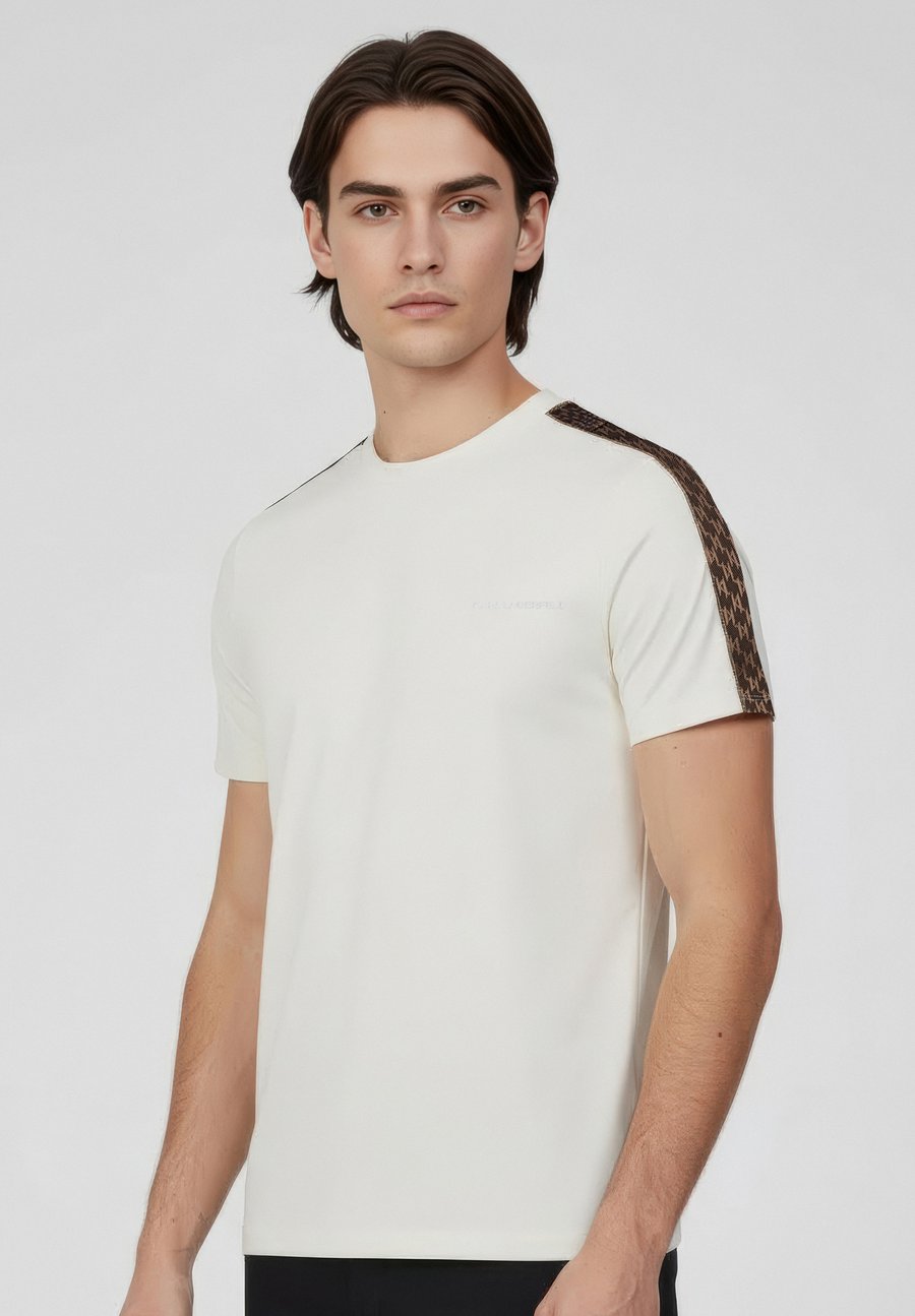 

Футболка KARL LAGERFELD Print T-shirt, Champagne/Off-White, Белый, Футболка KARL LAGERFELD Print T-shirt, Champagne/Off-White