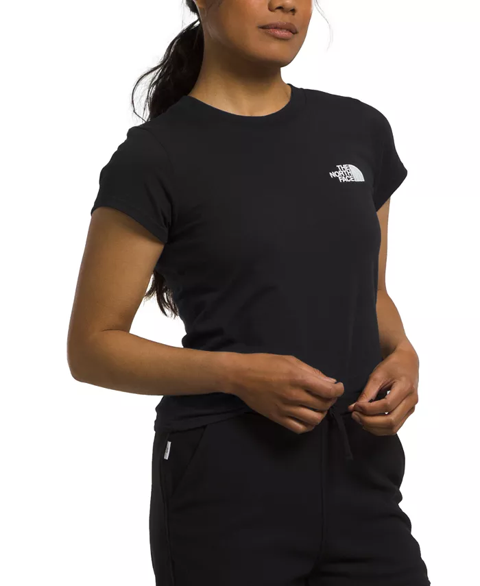 

Женская хлопковая футболка Evolution Cutie The North Face, черный