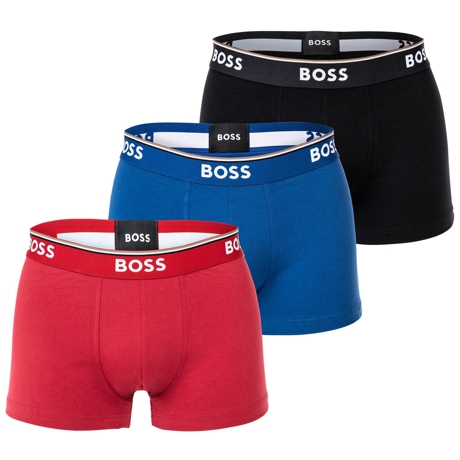 

Боксеры BOSS Boxershort 3 шт, цвет Rot/Blau/Schwarz