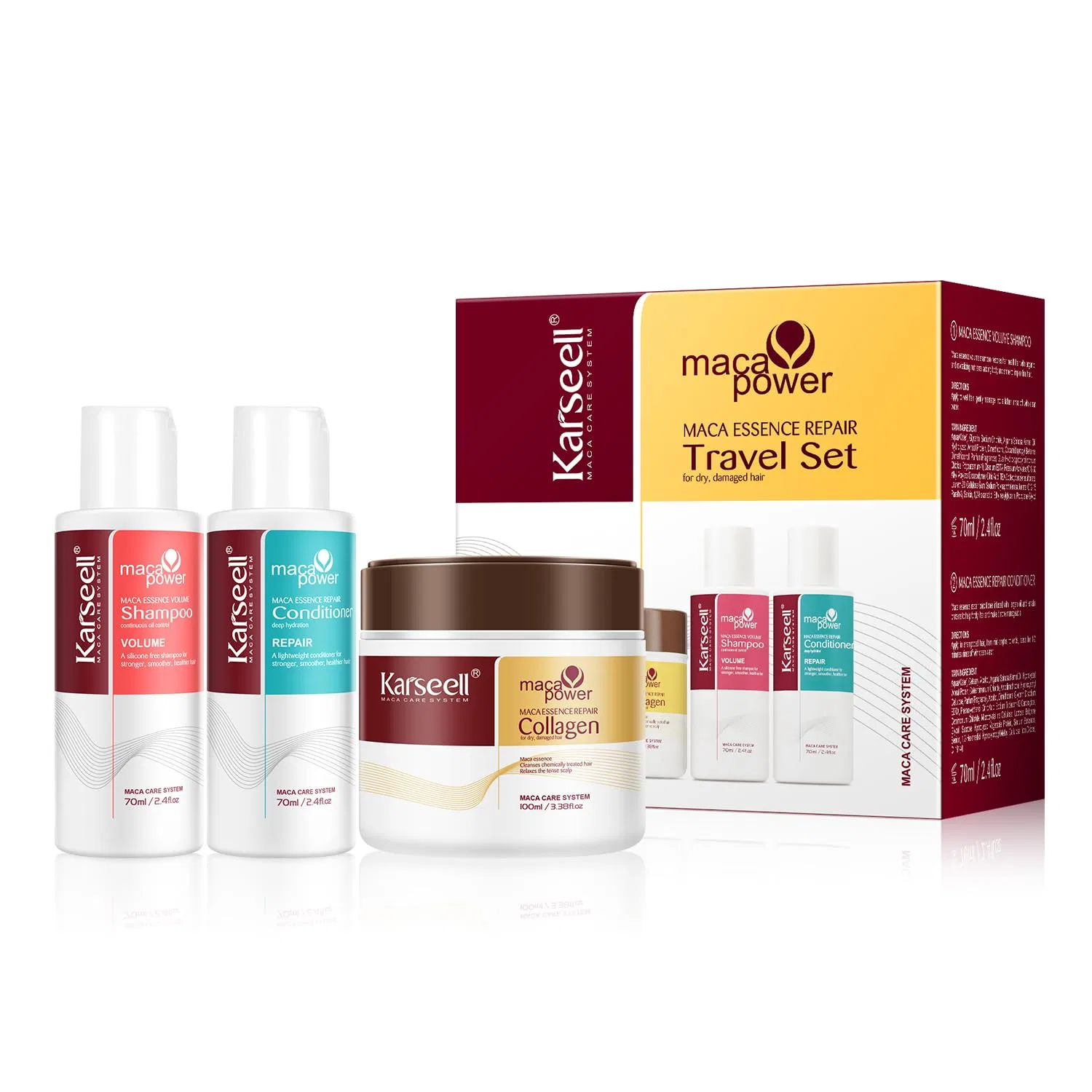 Набор для глубокого восстановления волос Karseell Collagen Karseell