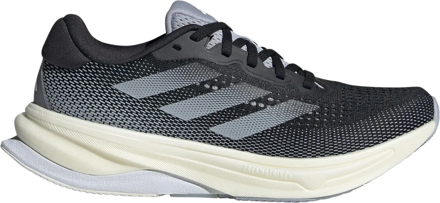 Женские кроссовки Supernova Solution для бега по дорогам adidas, Core Black/Halo Silver/Dash
