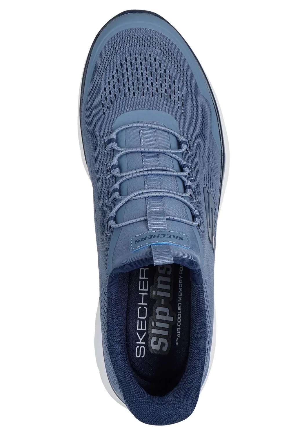 Сникерсы низкие Slip-ins Skechers Summits, синий — фото 2