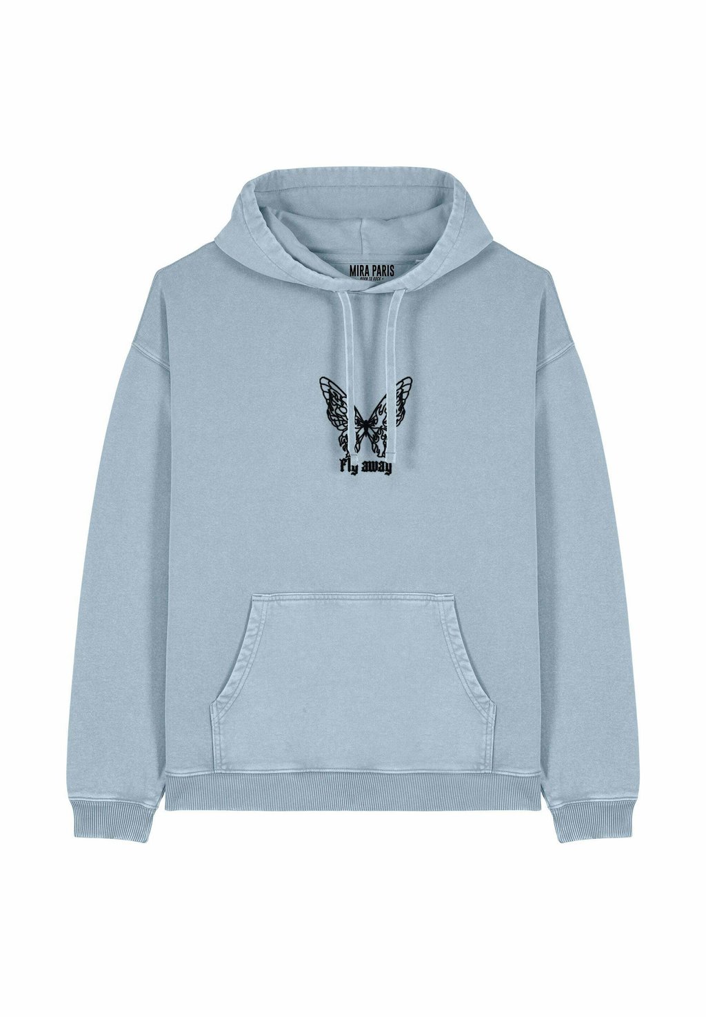 

Толстовка FLY AWAY EMBROIDERY VINTAGE - Hoodie Mira Paris, светло-голубой