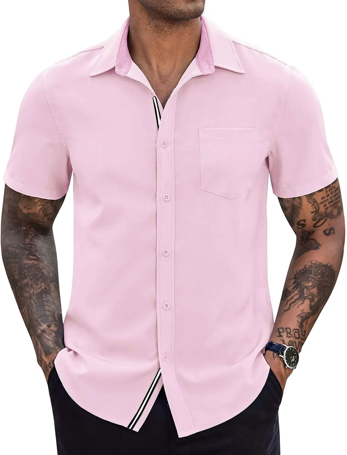 

Мужская рубашка с коротким рукавом Casual