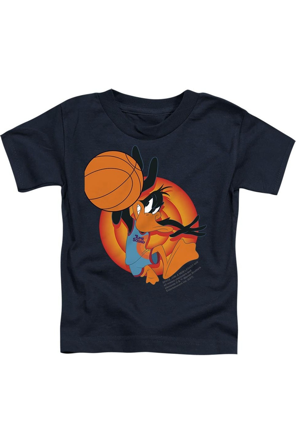 

Футболка для малышей Space Jam 2 "Daffy Slam" с коротким рукавом Gildan, темно-синий