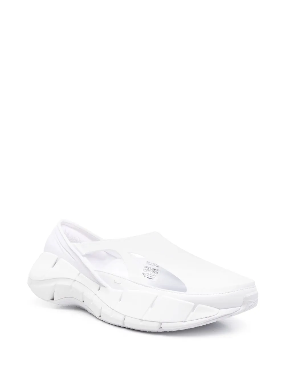 Слипоны с вырезами из коллаборации с Reebok MAISON MARGIELA, белый — фото 2